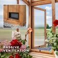 thumbnail image 10 of Backyard Discovery 13' x 11' Traditional Cedar Greenhouse - DIY, 10 of 16