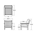 thumbnail image 7 of POLYWOOD Gulf Shores Sofa Seating Set with Sunbrella Fabric, 4pc, 7 of 10