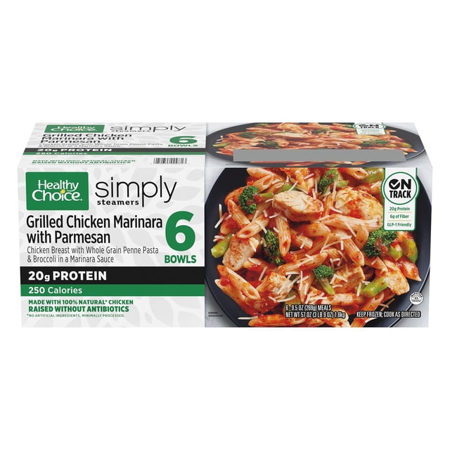 Healthy Choice simply Chicken Marinara with Parmesan Bowls 6 count