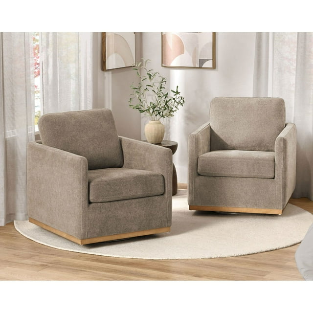 Member's Mark Modern Classic Fabric Swivel Chair, Assorted Colors