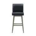 thumbnail image 3 of HH2 Home Parson Wood Adjustable Height Swivel Bar Stool, 3 of 9