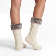 thumbnail image 4 of Hunter Women's 2-Pack Cable Knit Slipper Sock, 4 of 6