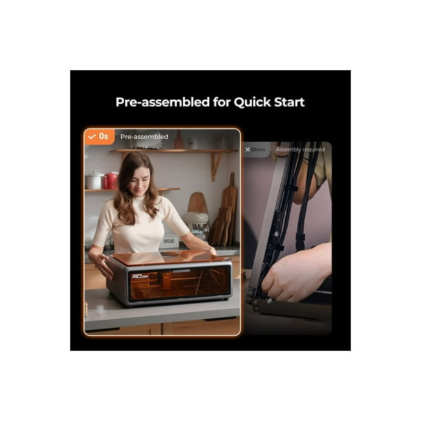 Creality Falcon A1 Laser Engraver with Air Purifier Bundle