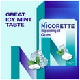 thumbnail image 4 of Nicorette Nicotine Gum, 2 mg, White Ice Mint, 200 ct., 4 of 10