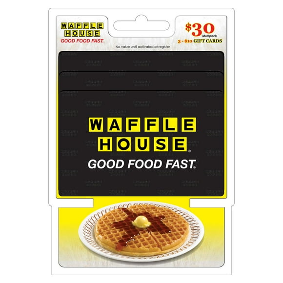 Waffle House $30 Gift Card Multi-Pack, 3 x $10