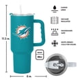 thumbnail image 5 of Logo Brands Miami Dolphins Tumbler Set, 5 of 5