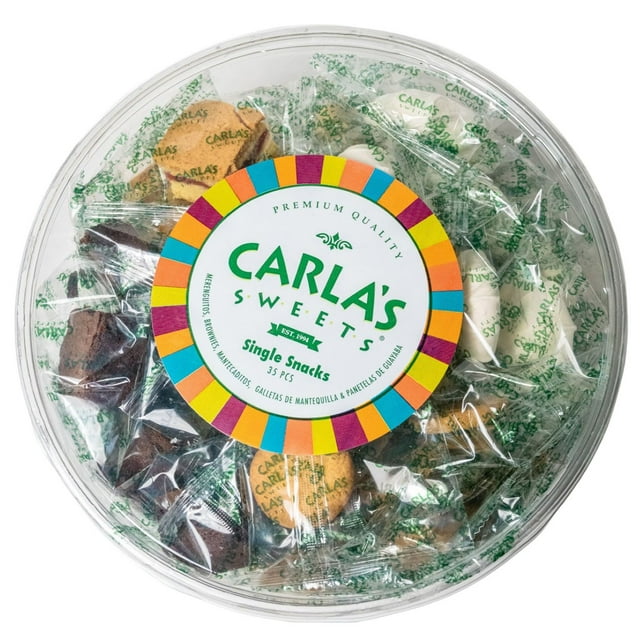 Carla's Sweets Single Snacks Variety Pack, 35 pcs.