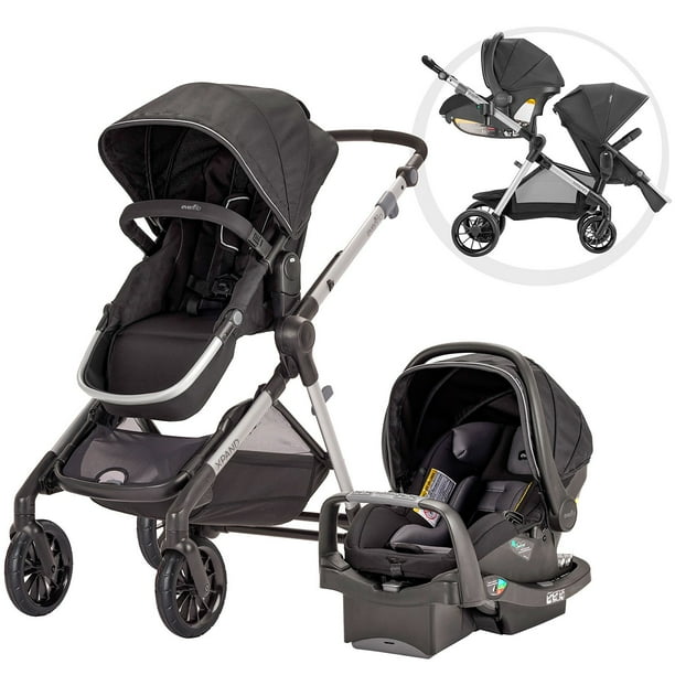 Evenflo Pivot Xpand Travel System with SafeMax Infant Car Seat