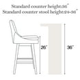 thumbnail image 8 of Member's Mark Amelia Fabric Swivel Counter Stool, 8 of 12