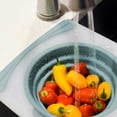 thumbnail image 5 of Dexas 2-Pack Over the Sink Strainer and Chop & Scoop Cutting Board, Choose Color, 5 of 5