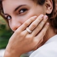 thumbnail image 6 of 1.68 CT. T.W. Diamond Triple-Row Semi-Eternity Band in 14K Gold, 6 of 7