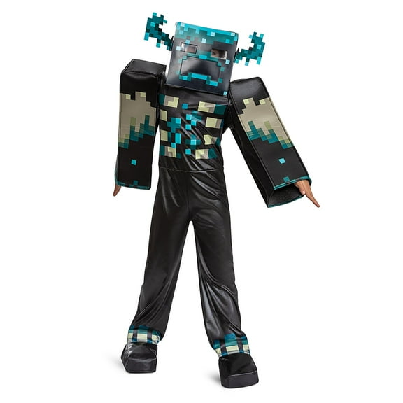 Minecraft Warden Children's Deluxe Glow-In-The-Dark Costume