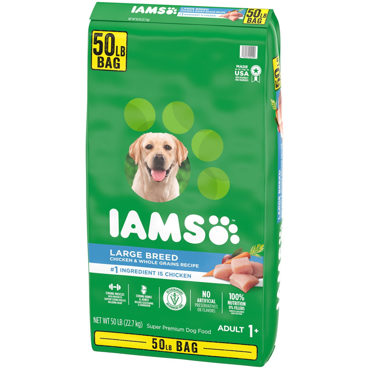 IAMS ProActive Health, Chicken, Adult Large Breed Dry Dog Food, 50