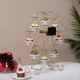 thumbnail image 2 of Gold Metal Rotating Dessert Wheel, 2 of 8