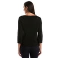 thumbnail image 2 of Rafaella Women's 3/4 Sleeve Boatneck Top, 2 of 9