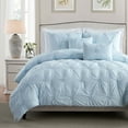thumbnail image 5 of Ultra Plush Floral Pintuck Comforter Set, Assorted Sizes, 5 of 7