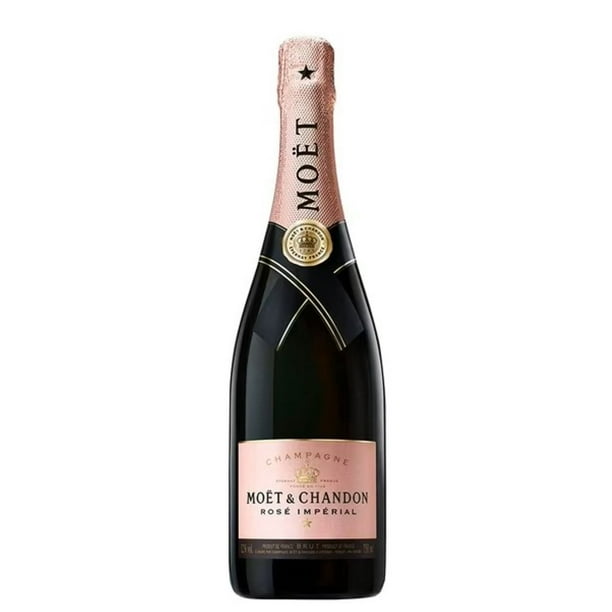 Moet & Chandon Brut Rose Imperial Champagne Wine, 750 ml