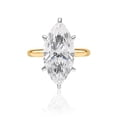 thumbnail image 1 of Lab Created Marquise Cut Solitaire Diamond Ring, 1 of 6