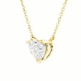 thumbnail image 2 of 1.00 CT.T.W. Heart Cut Lab Created Diamond Solitaire Necklace in 14K Gold, 2 of 4