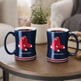 thumbnail image 4 of Logo Brands Boston Red Sox 14oz Relief Mug Set, 4 of 4