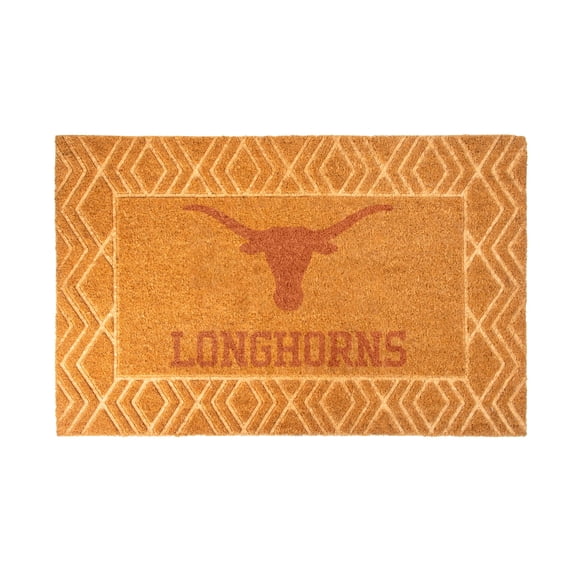 Logo Brands Texas Longhorns Coir Outdoor Mat