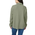 thumbnail image 2 of Buffalo Women's Waffle Button-Down Top, 2 of 9