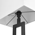 thumbnail image 5 of Globe Electric D'Alessio Floor Lamp in Matte Black with Linen Shade and LED Bulb, 5 of 9