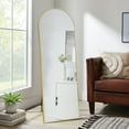 thumbnail image 1 of Member's Mark 22" x 67" Metal Arch Floor Easel Mirror, Black or Brass, 1 of 8