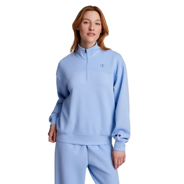 Champion Women's Air Layer Ribbed Quarter-Zip Pullover - Samsclub.com