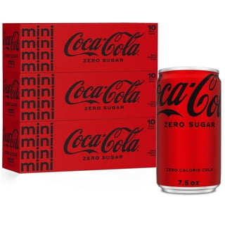 Coke Zero Sugar Soda Mini Cans, 7.5 fl. oz., 30 pk.