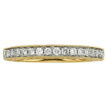 Vintage Diamond Band in 14K Gold