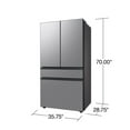 thumbnail image 4 of Samsung 23 cu. ft.  Bespoke 4-Door French-Door Refrigerator w/ Customizable Panel Colors, 4 of 12