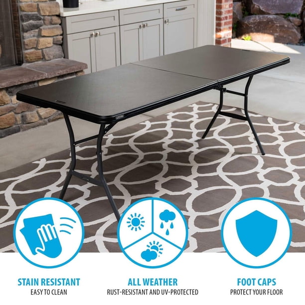Lifetime 6-Foot Fold-In-Half Table - Samsclub.com