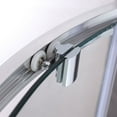 thumbnail image 5 of Breeze 34” x 34” x 77” Corner Shower Kit with Clear Glass, Walls, Base and Hardware, 5 of 11