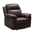 thumbnail image 17 of Manhattan 3-Piece Top-Grain Leather Reclining Set, 17 of 20