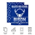 thumbnail image 6 of Logo Brands Shaker High School 60"x70" Super Plush Blanket, 6 of 7