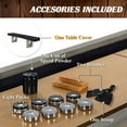 thumbnail image 7 of Barrington Billiards 11' Aurora Outdoor Shuffleboard Table With All-Weather Playfield & 8-Puck Set, 7 of 8