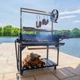 thumbnail image 3 of Backyard Discovery Heritage Steel Grill with Wood Fire and Charcoal, 3 of 13