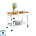 thumbnail image 9 of Seville Classics Home Work Center Island Table, 48" W x 24" D x 36" H, 9 of 16