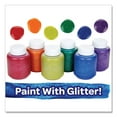 thumbnail image 5 of Crayola Washable Glitter Paint, Assorted Classic Colors, 2 oz Bottle, 6/Pack, 5 of 10