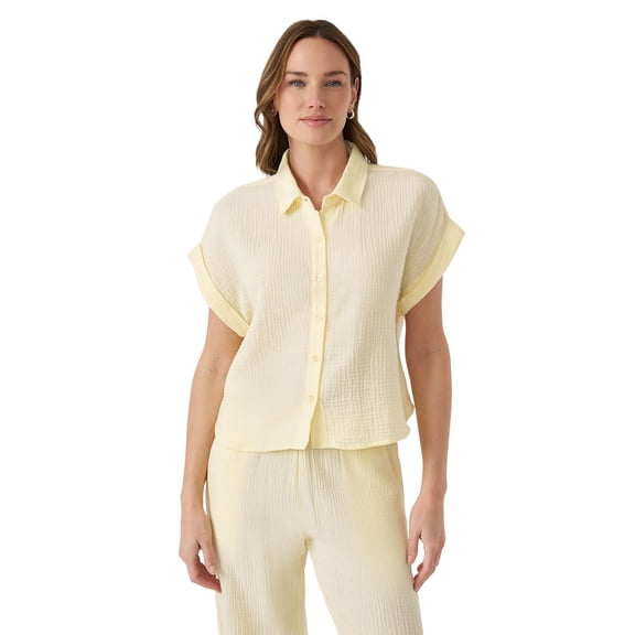 Edited by Hunter McGrady Women's Gauze Camp Shirt