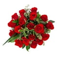 thumbnail image 2 of Member's Mark Red Roses and Greenery Vase Arrangement, choose stem count, 2 of 4