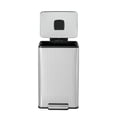 thumbnail image 1 of Simpli-Magic Fluted Edge 13 Gallon (50L) Rectangular Step Trash Can, Hands-Free Soft-Close Lid, Premium Fingerprint-Resistant Finish for Kitchen and Recycling, Choose Color, 1 of 4