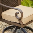 thumbnail image 4 of Royal Garden Monte Carlo 7-Piece Patio Dining Set with Two Swivel Dining Chairs (Various Colors), 4 of 9