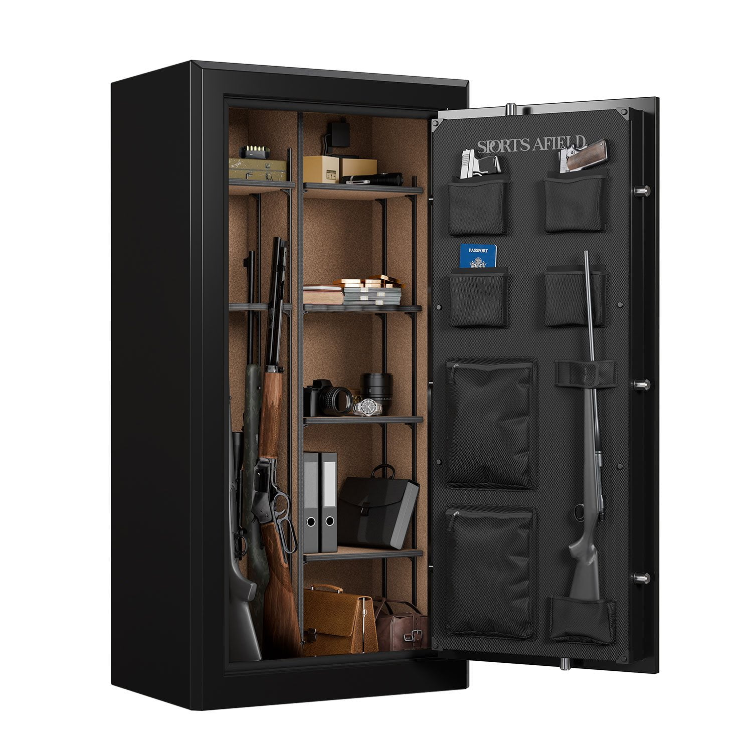 Sports Afield 32-Gun Fireproof and Waterproof Safe with Electronic
