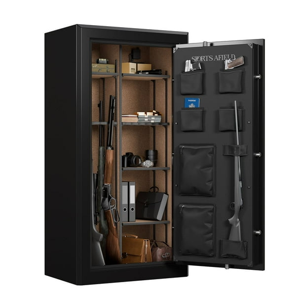 Run & Gun Arm & オートキングキャフ S セット Sports Afield 32-Gun Fireproof and Waterproof Safe with Electronic
