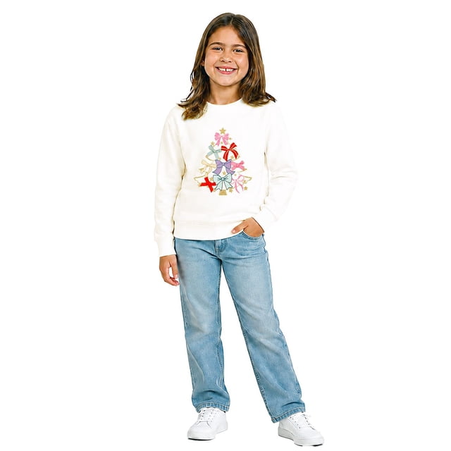 Zunie Girls Holiday Sweatshirt