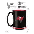thumbnail image 3 of Logo Brands Tampa Bay Buccaneers 14oz Relief Mug Set, 3 of 5
