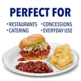 thumbnail image 3 of Hefty Supreme 3-Compartment Foam Plates, 10 1/4", 200 ct., 3 of 6