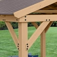 thumbnail image 4 of Yardistry 10' x 10' Meridian All Cedar Gazebo with Aluminum Roof, 4 of 8